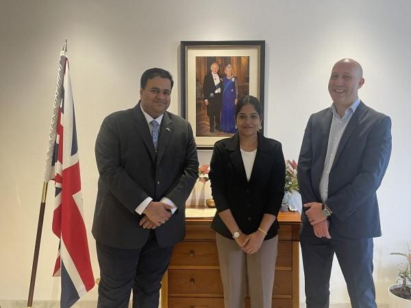 Young Leader, Sanjana Hiremath, Assumes Role of British Deputy High Commissioner for a Day HUBBALLI WOMAN STEPS INTO SHOES OF BRITISH DEPUTY HIGH COMMISSIONER IN BENGALURU