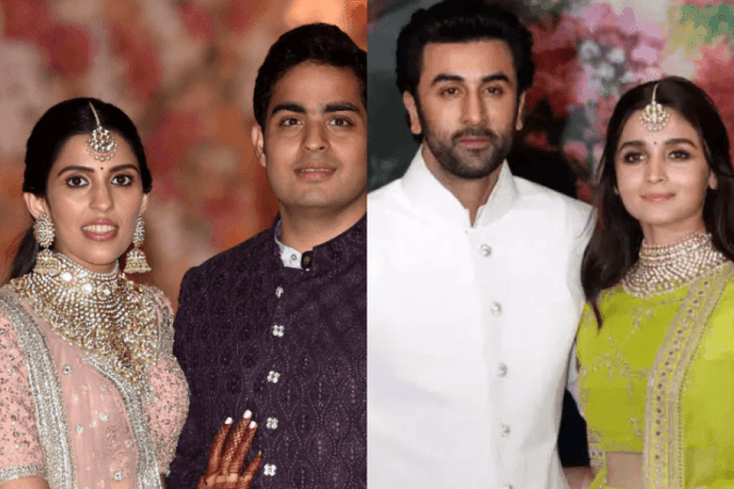 Shloka, Akash, Ranbir, Alia Shloka, Akash, Ranbir, Alia