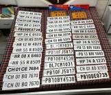 fake number plates