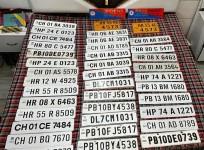 fake number plates