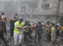 pro-Palestinian protesters