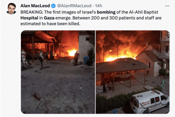 hospital bombing