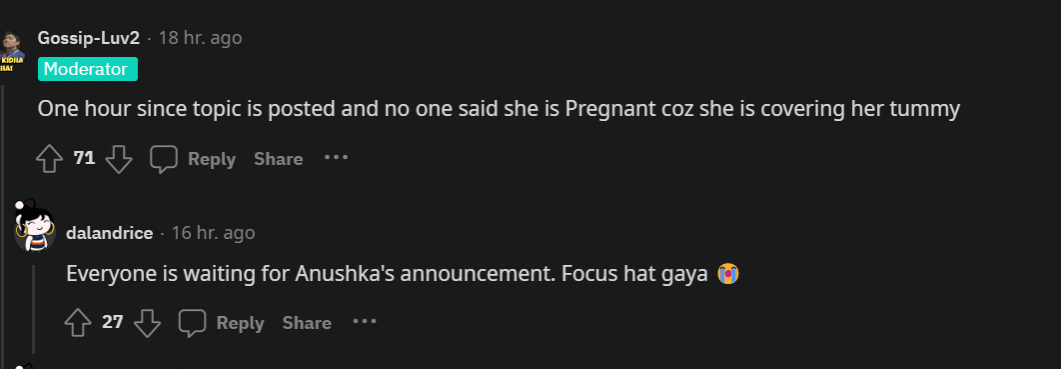 comments