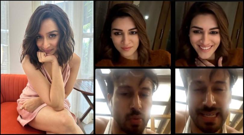 Shraddha Kapoor , Tiger Shroff and Kriti Sanon