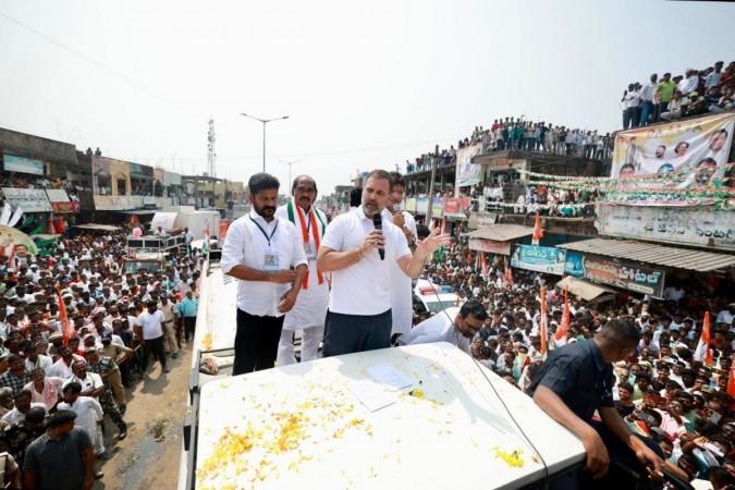 Rahul Gandhi in Telangana Rahul Gandhi