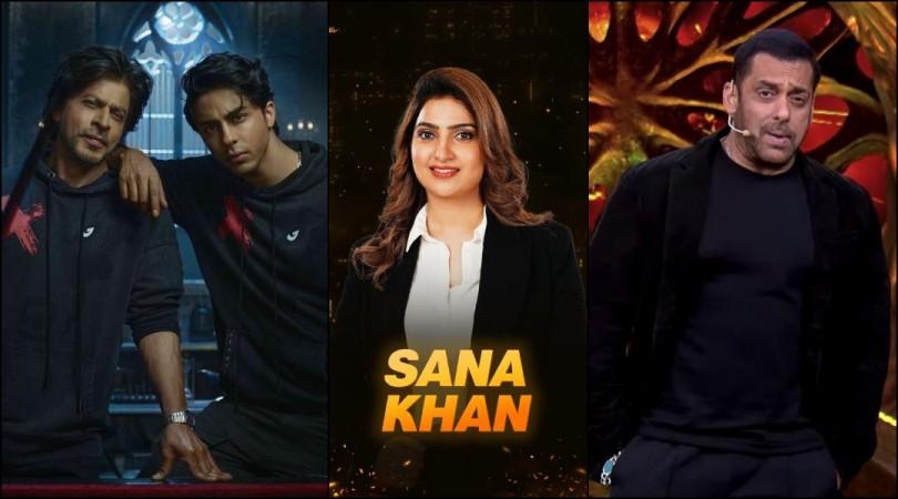 SRK and Sana and Aryan Khan