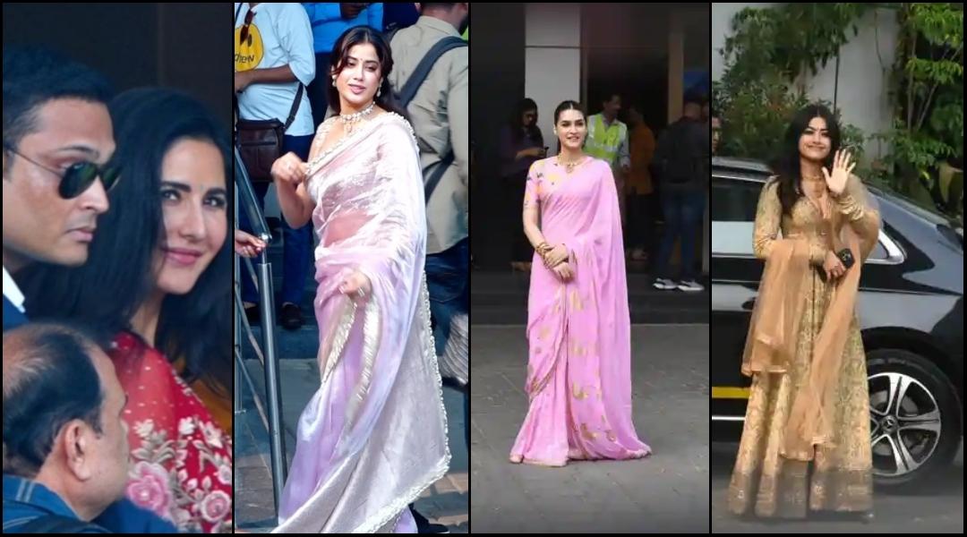 Janhvi Kapoor looks like a dream in fuchsia pink saree | The Times of India