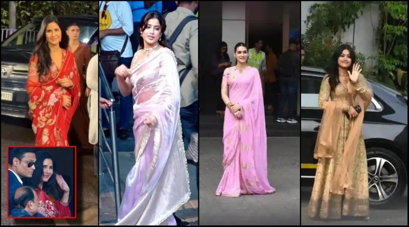 Katrina in red saree