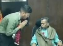 Video showing IAS officer offering shawl, his chair to priest goes viral