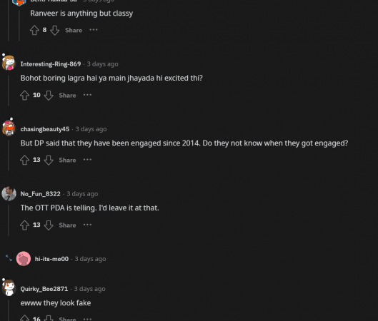 comments
