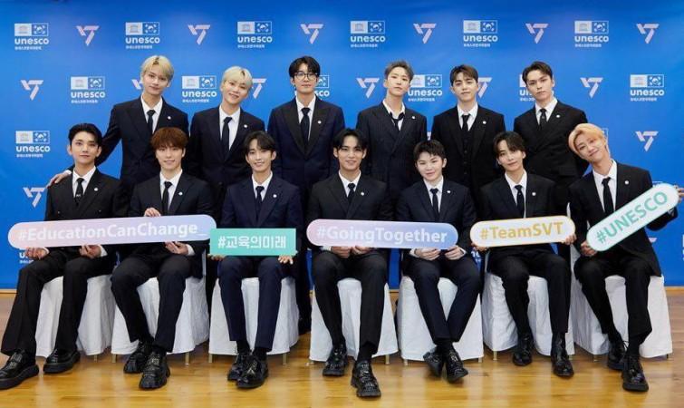 Seventeen Becomes First K-Pop Group To Give Speech At UNESCO's Youth Forum Seventeen Becomes First K-Pop Group To Give Speech At UNESCO's Youth Forum