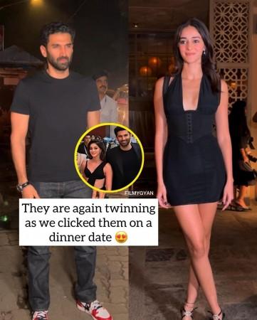 Aditya and Ananya's viral picture