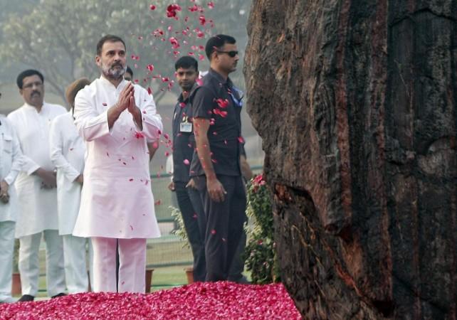 New Delhi: Congress Leaders Pay Tribute To Former PM Indira Gandhi On Her Death Anniversary At Shakti Sthal New Delhi: Congress Leaders Pay Tribute To Former PM Indira Gandhi On Her Death Anniversary At Shakti Sthal