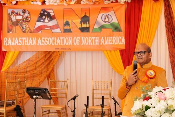 Prem Bhandari, RANA President, at the event in NY Prem Bhandari, RANA President, at the event in NY