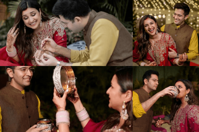 Parineeti Raghav karwa chauth pics Parineeti Raghav karwa chauth pics