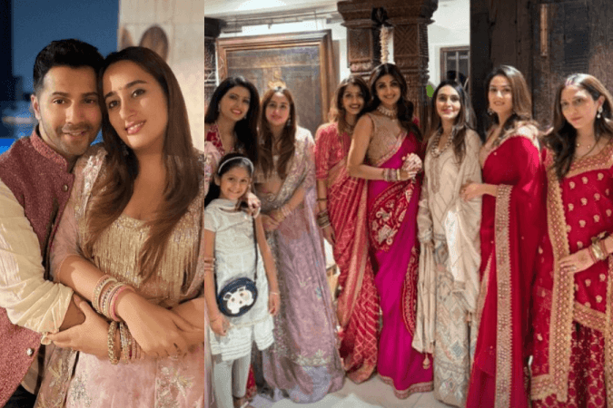 Natasha Varun celebrating karwachauth Natasha Varun celebrating karwachauth