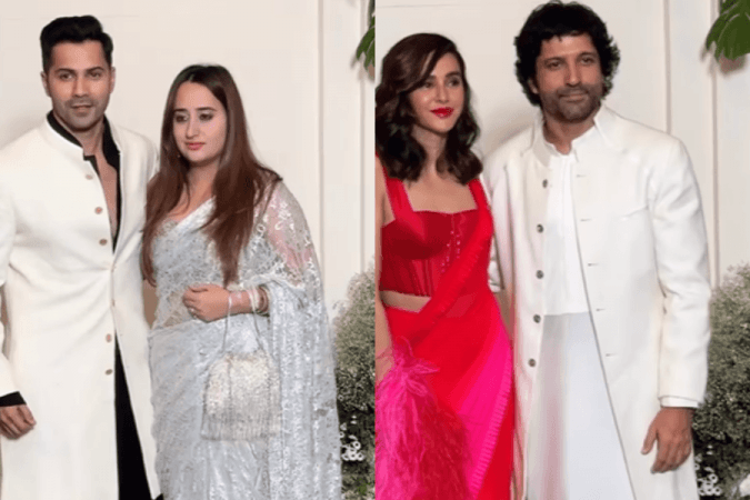 Varun Dhawan, Natasha Dalal, Shibani Dandekar, Farhan Akhtar Varun Dhawan, Natasha Dalal, Shibani Dandekar, Farhan Akhtar