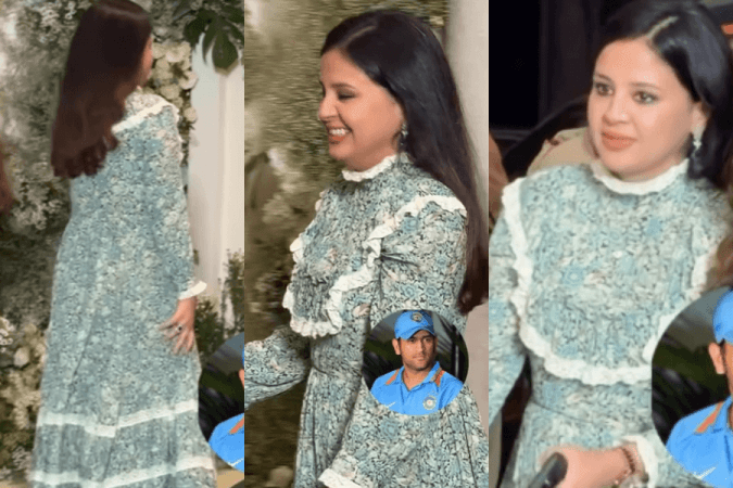 Sakshi Dhoni at Manish Malhotra Diwali party Sakshi Dhoni at Manish Malhotra Diwali party