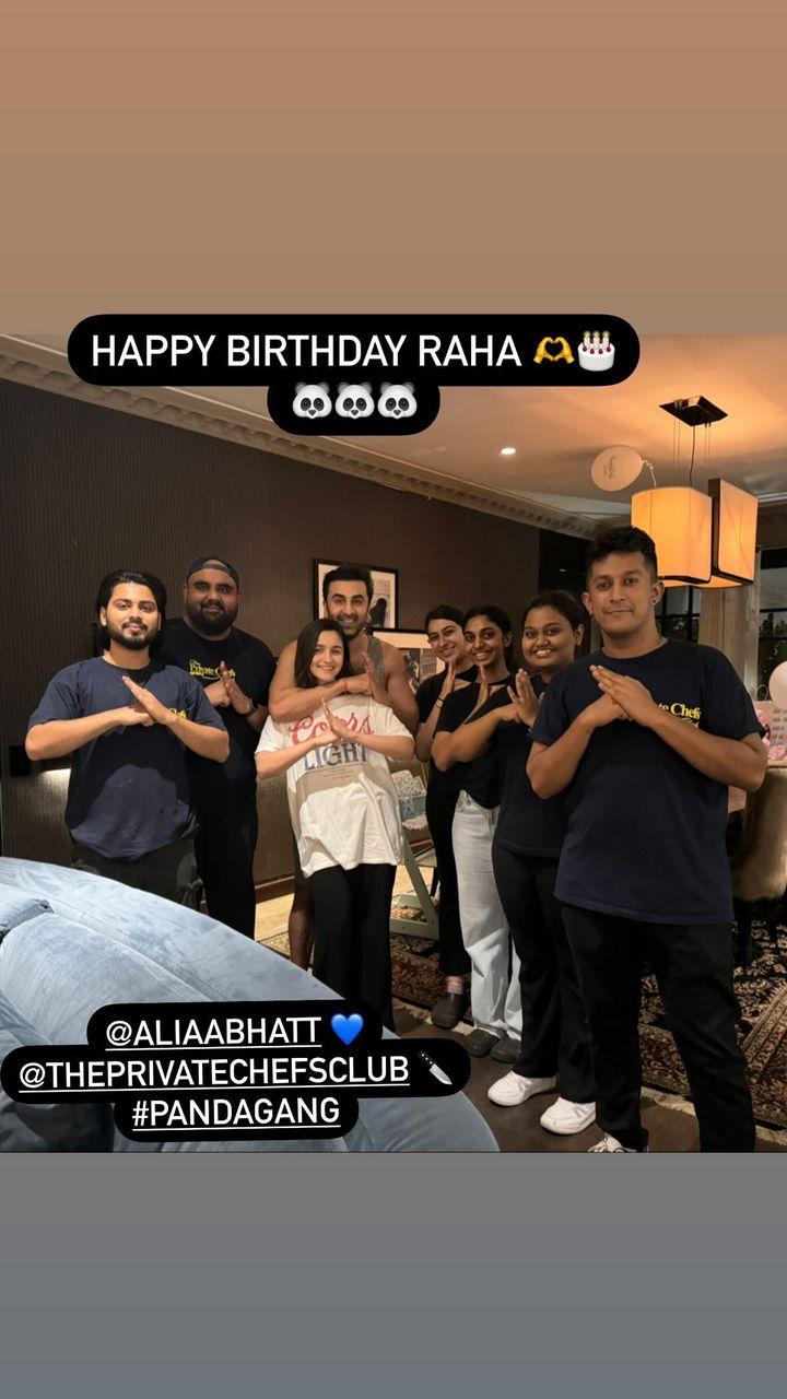 Ranbir Kapoor Cuddles Alia Bhatt After Daughter Raha's 1st Birthday ...