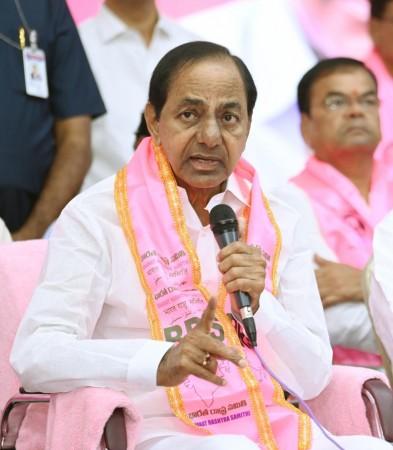 KCR's chopper hit by technical snag again KCR's chopper hit by technical snag again
