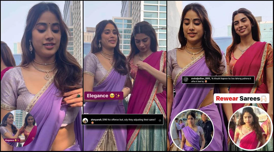 Janhvi Kapoor's Purple Saree Is In The Fashion Headlines For All The Right  Reasons - News18