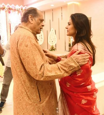 kajol with uncle