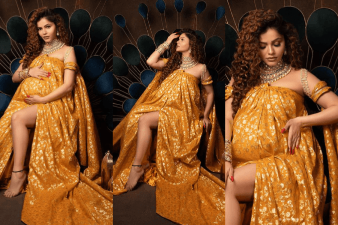 Rubina Dilaik pregnancy photoshoot Rubina Dilaik pregnancy photoshoot