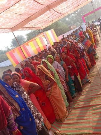 The voting process began at 7 am in Madhya Pradesh MP
