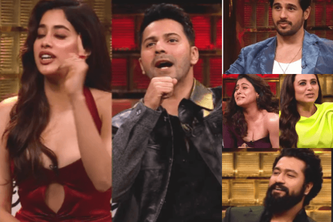 Janhvi, Varun, Sidharth, Kajol, Rani, Ajay Devgn Janhvi, Varun, Sidharth, Kajol, Rani, Ajay Devgn