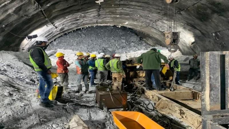 Tunnel Collapse As First Images Emerge Uttarakhand Congress Leader