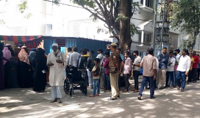 Voting in Telanagana elections Voting