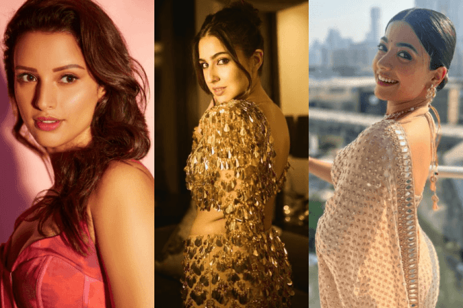 Tripti Dimri, Sara Ali Khan, Rashmika Tripti Dimri, Sara Ali Khan, Rashmika