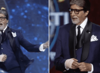 Amitabh Bachchan bandaged hand KBC