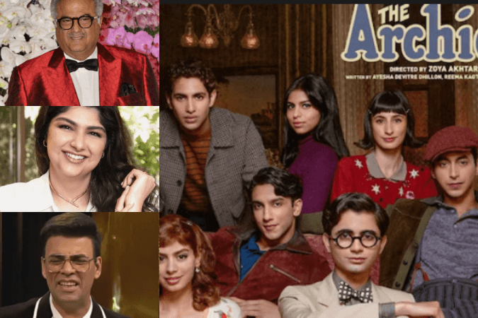 Karan Johar, Boney Kapoor, Anshula Kapoor review The Archies Karan Johar, Boney Kapoor, Anshula Kapoor review The Archies