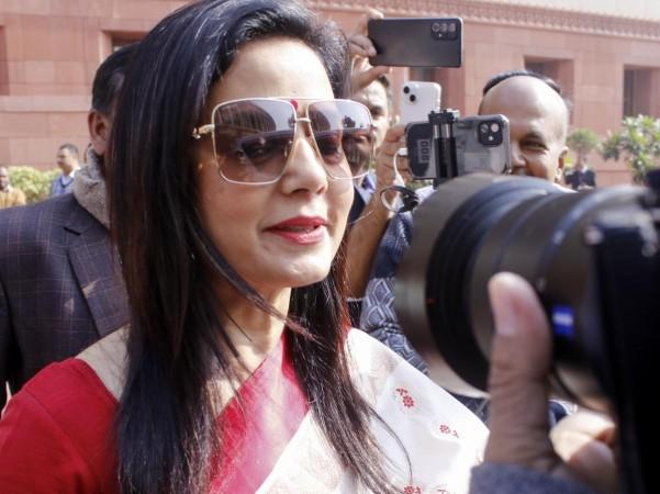 Lok Sabha MP Mahua Moitra at Parliament House during the Winter Session, in New Delhi on Friday, December 8, 2023.(IANS/Qamar Sibtain Mahua Moitra