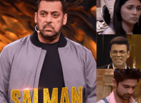 Salman Khan, Karan Johar, Mannara Chopra, Abhishek Kumar