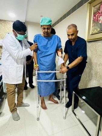 KCR undergoes hip replacement surgery, starts mobilisation after surgery KCR undergoes hip replacement surgery, starts mobilisation after surgery