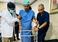 KCR undergoes hip replacement surgery, starts mobilisation after surgery
