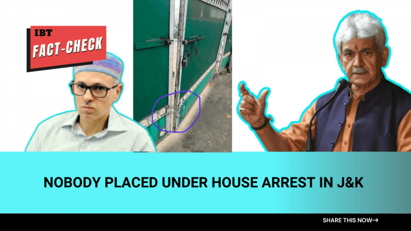 No house arrests in J&K No house arrests in J&K
