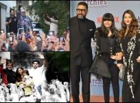Amitabh Bachchan meets fans outside his Mumbai home with grandson Agastya Nanda days after The Archies release