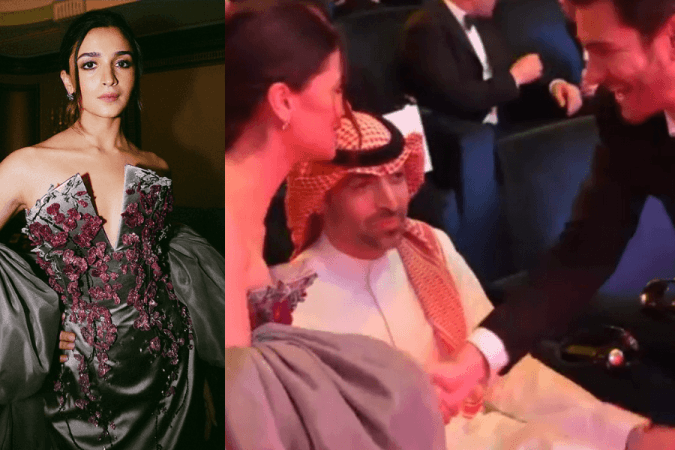 Alia Bhatt with Andrew Garfield at Red Sea Film Festival Alia Bhatt with Andrew Garfield at Red Sea Film Festival