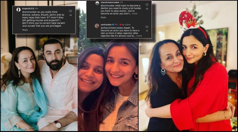 Soni razdan vs Netizens on nepotism