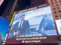 Adivi Sesh's 'G2' Visuals Displayed At Times Square On His B'day
