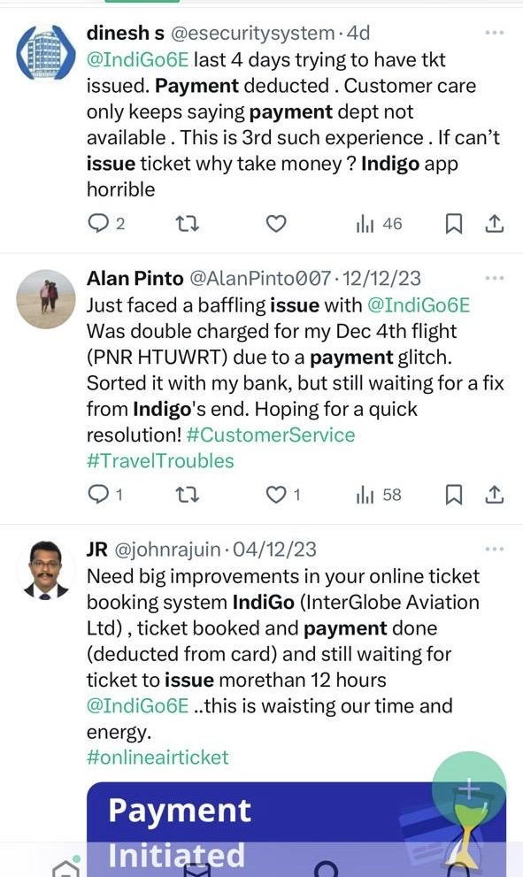 IndiGo JusPay glitch