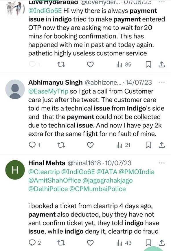 IndiGo JusPay glitch