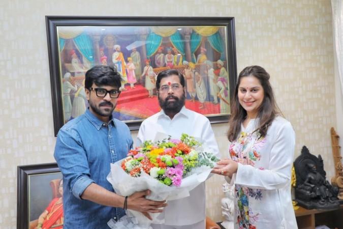 Ram Charan, Wife Upasana Meet Maharashtra CM Eknath Shinde
