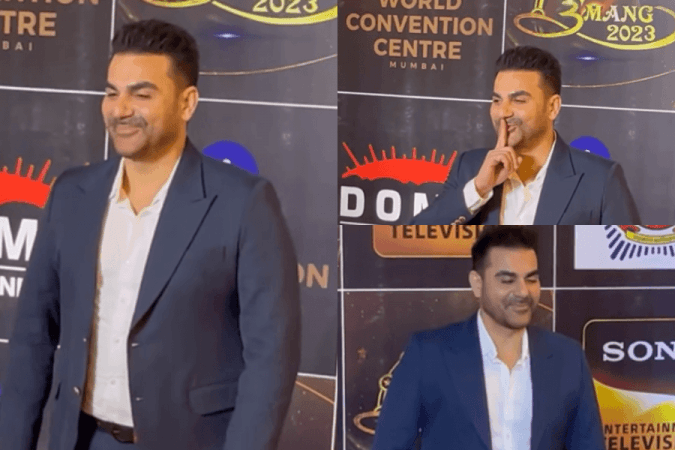 Arbaaz Khan blushing Arbaaz Khan blushing
