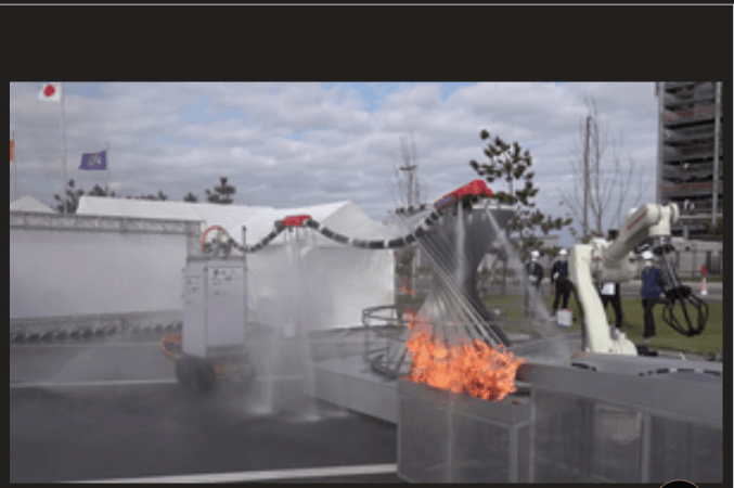 This 'flying dragon' robot can extinguish fires from a distance This 'flying dragon' robot can extinguish fires from a distance