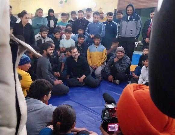 Rahul Gandhi visits wrestlers' akhara in Haryana's Jhajjar amid row over WFI Rahul visits wrestlers' akhara in Haryana's Jhajjar amid row over WFI