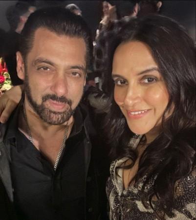 Salman Khan and neha dhupia